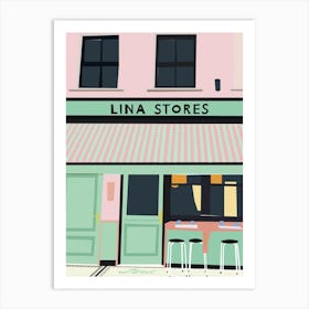 Lina Stores Art Print