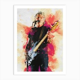 Smudge Roger Waters 18 May 2008 In London Arena Art Print