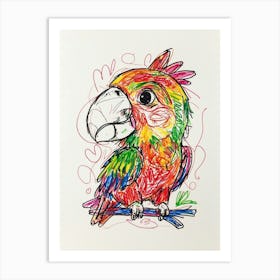 Parrot 8 Art Print