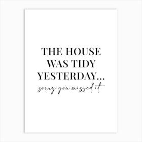 Family Quotes Prints, Living Room Prints 08 Art Print