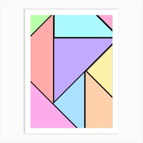 Tetris Puzzle Art Print