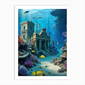 Beauty of underwater world 5 Art Print