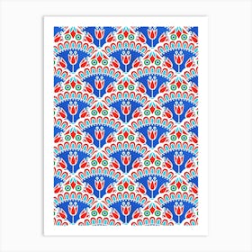 Turkish Floral Pattern - Iznik — Turkish pattern Art Print