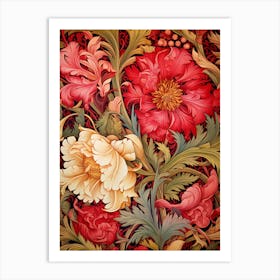 Morris Floral Wallpaper 1 Art Print