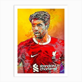 Dominik Szoboszlai Liverpool 1 Art Print