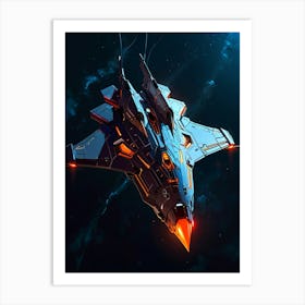 Spaceship 3 Art Print