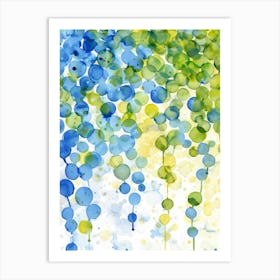 Watercolor Drips Art Print