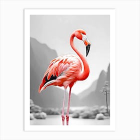 Flamingo Art Print