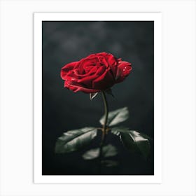 Dark Rose 51 Art Print