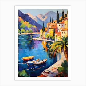 Kotor Montenegro 4 Fauvist Painting Art Print