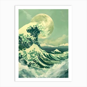 Great Wave Off Kanagawa 9 Art Print