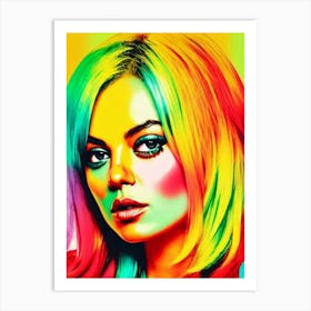 Mila Kunis Colourful Pop Movies Art Movies Art Print