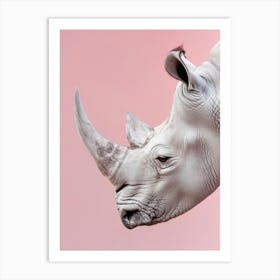 Rhino - Close Up Art Print