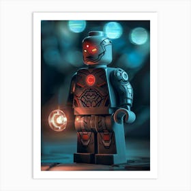 Lego Iron Man Art Print