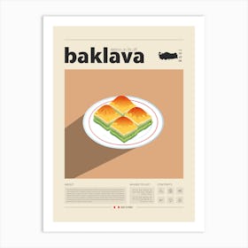 Baklava Art Print