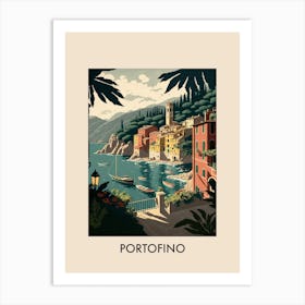 Portofino Italy 1 Vintage Travel Poster Art Print