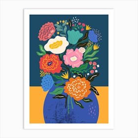 Flowers In A Vase 7 Art Print