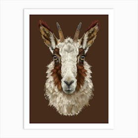 Goat Head Canvas Print Art Print