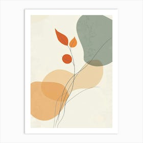 Abstract Leaves 6 Art Print