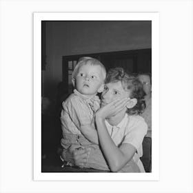 Mother And Child At 4 H Club Spring Fair,Adrian, Oregon By Russell Lee Art Print