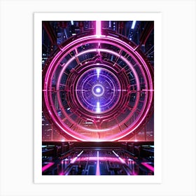 Futuristic City 15 Art Print