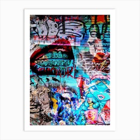 Muck Graffiti Art Print