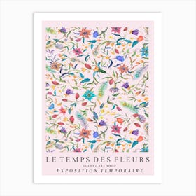 Le Temps Des Fleurs 2 Art Print