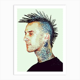 Travis Barker Art Print