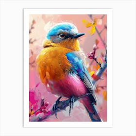 Colorful Bird 19 Art Print