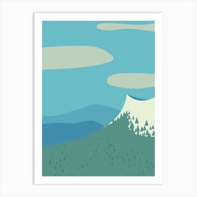 Mountain Landscape 1 Art Print