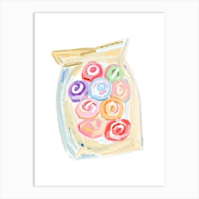 Lollipops In A Bag Art Print
