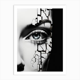 Woman'S Face 2 Art Print