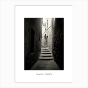 Poster Of Dubrovnik, Croatia, Photography In Black And White 4 Art Print