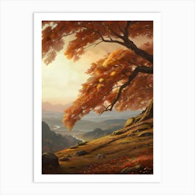 Landscape Painting 8 Art Print