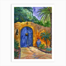 Blue Door 79 Art Print