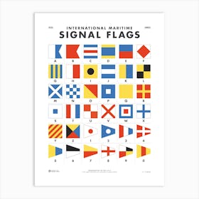 Maritime Signal Flags Art Print