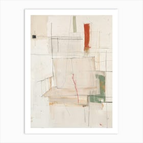 Abstract Painting 1961 Art Print