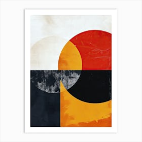 Abstract Geometric Minimalism 55 Art Print