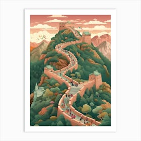 The Great Wall Of China China Art Print
