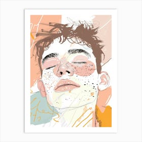 Portrait Of A Young Man 16 Art Print