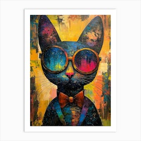 The Coolest Cat In Town 7 Art Print