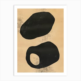 Black Rocks Art Print