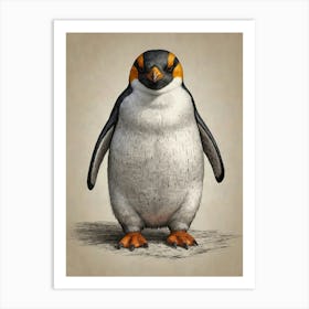 Penguin 7 Art Print