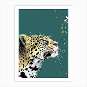 Leopard Canvas Print 3 Art Print