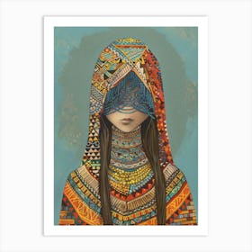 Woman With A Hood Art Print