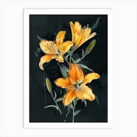 Lily Painting 5 Art Print