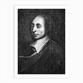 Blaise Pascal Scientist Man Art Print