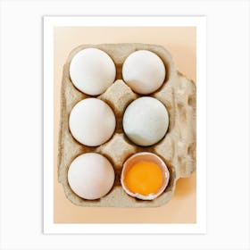 Eggs In A Carton 10 Art Print