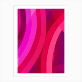 Rainbow Arch - Pink 1 Art Print