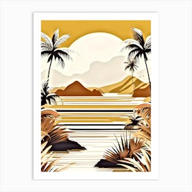 Tropical Landscape 4 Art Print